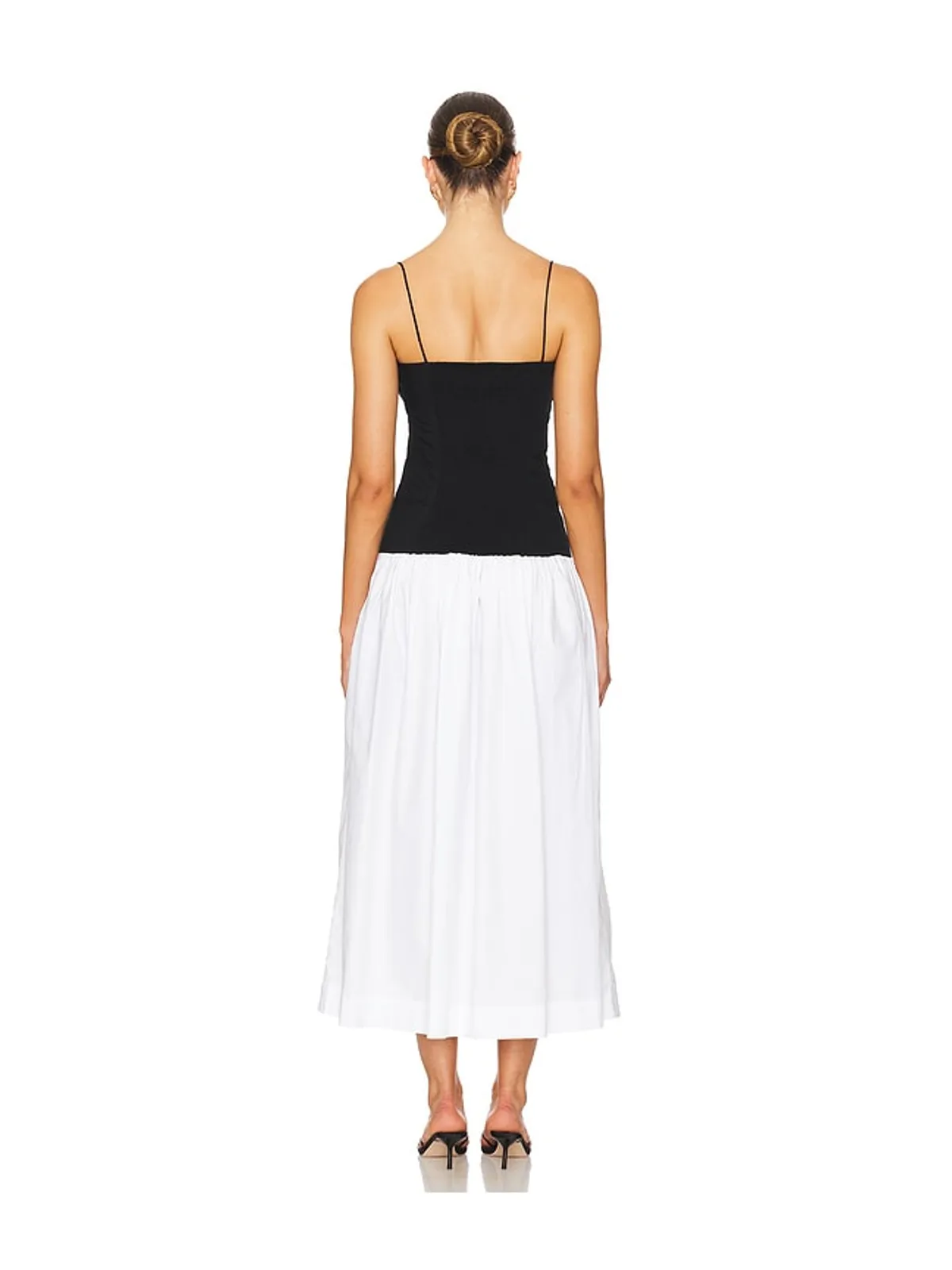 SWF DROP WAIST ドレス - Black,White. - 画像3