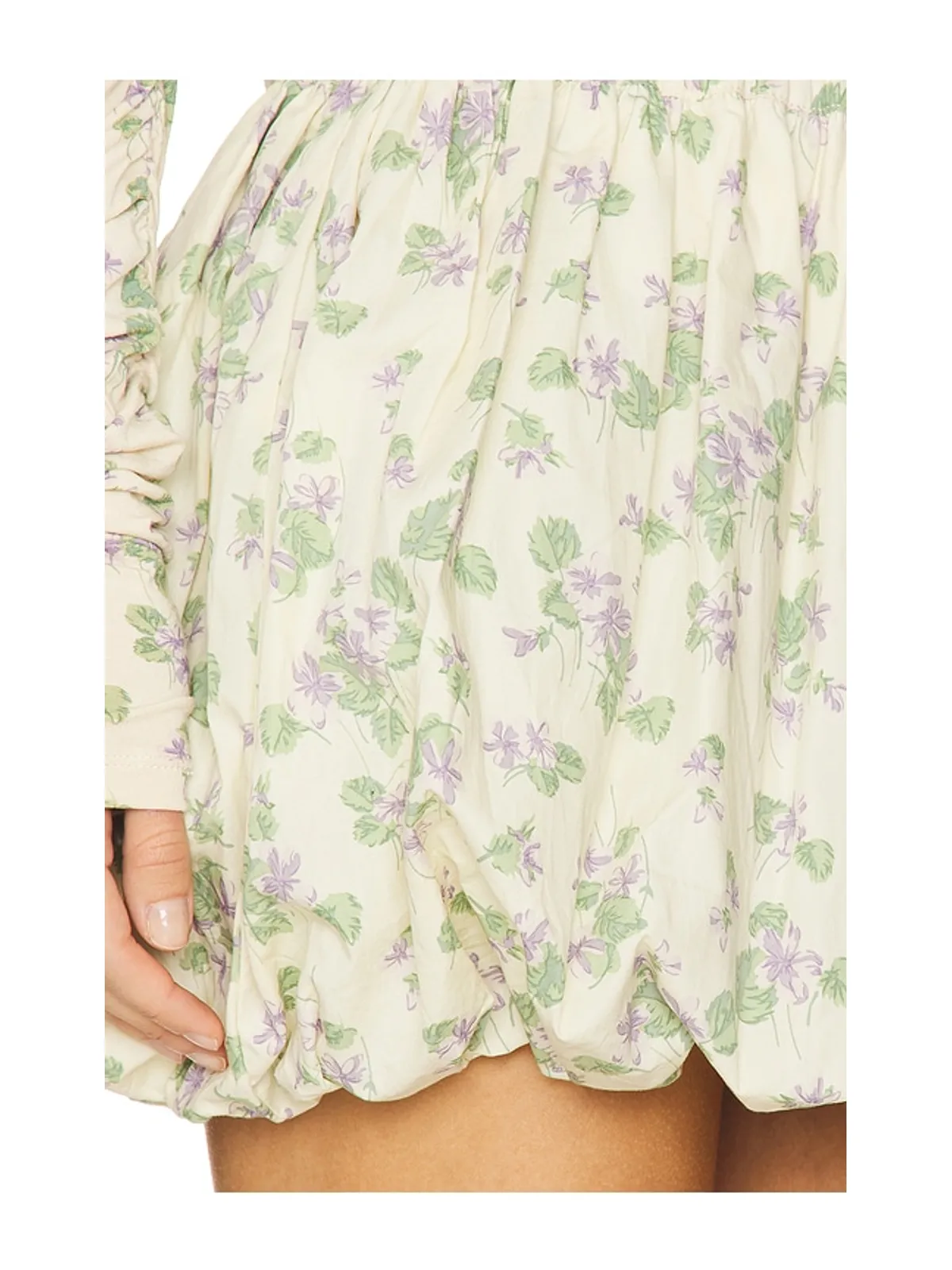 SWF SKIRT ミニスカート - Cream,Green. - 画像6