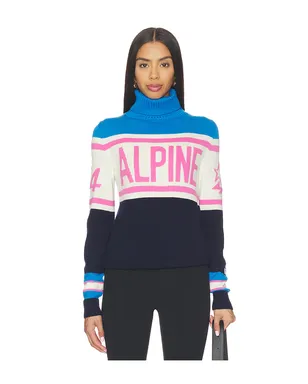 Perfect Moment アルパインセーター - Navy,Pink. - サムネイル1