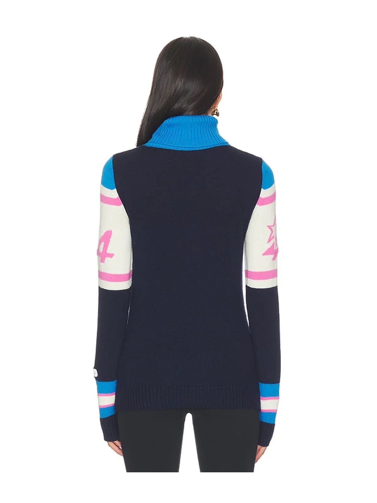 Perfect Moment アルパインセーター - Navy,Pink. - 画像4