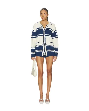 Perfect Moment SCHILD カーディガン - White,Navy. - サムネイル4