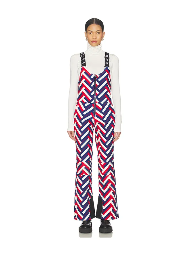 Perfect Moment Perfect Moment JG ビブパンツジャンプスーツ - Red,Navy.の商品画像