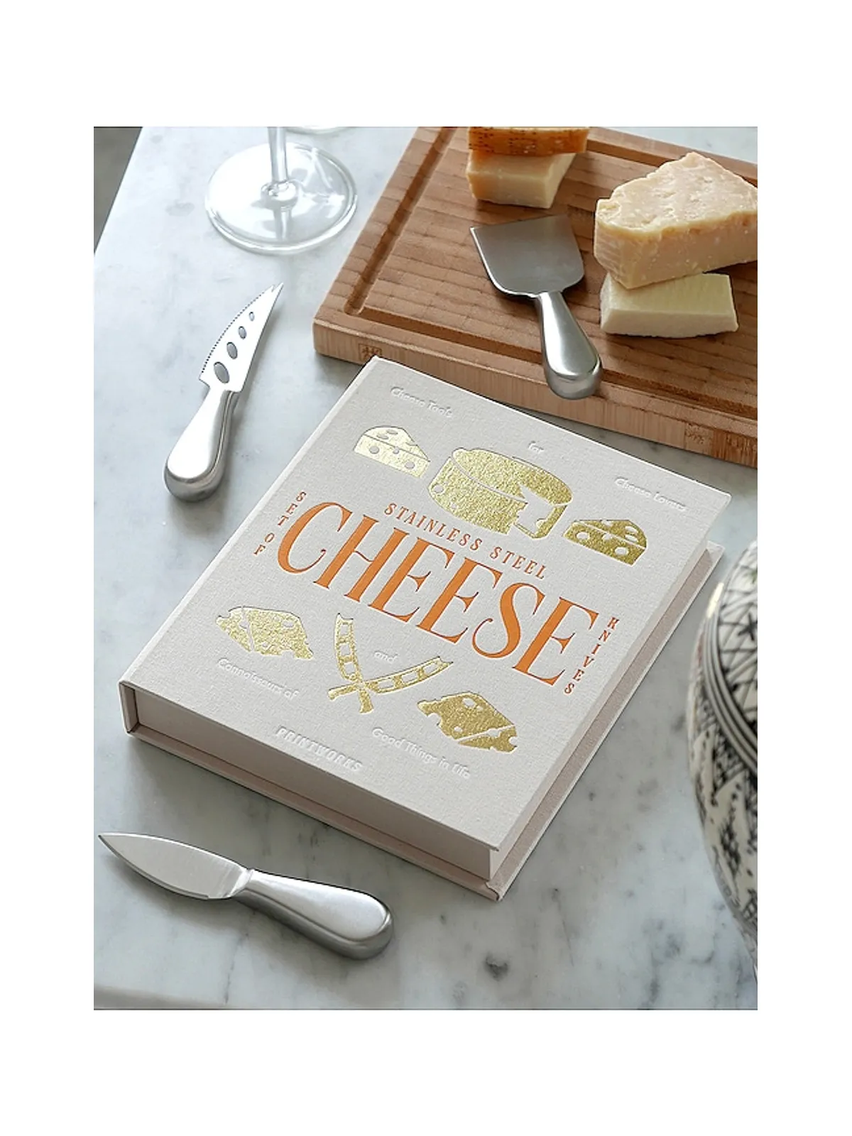 Printworks THE ESSENTIALS CHEESE TOOLS チーズツール - Beige/Yellow. - 画像5