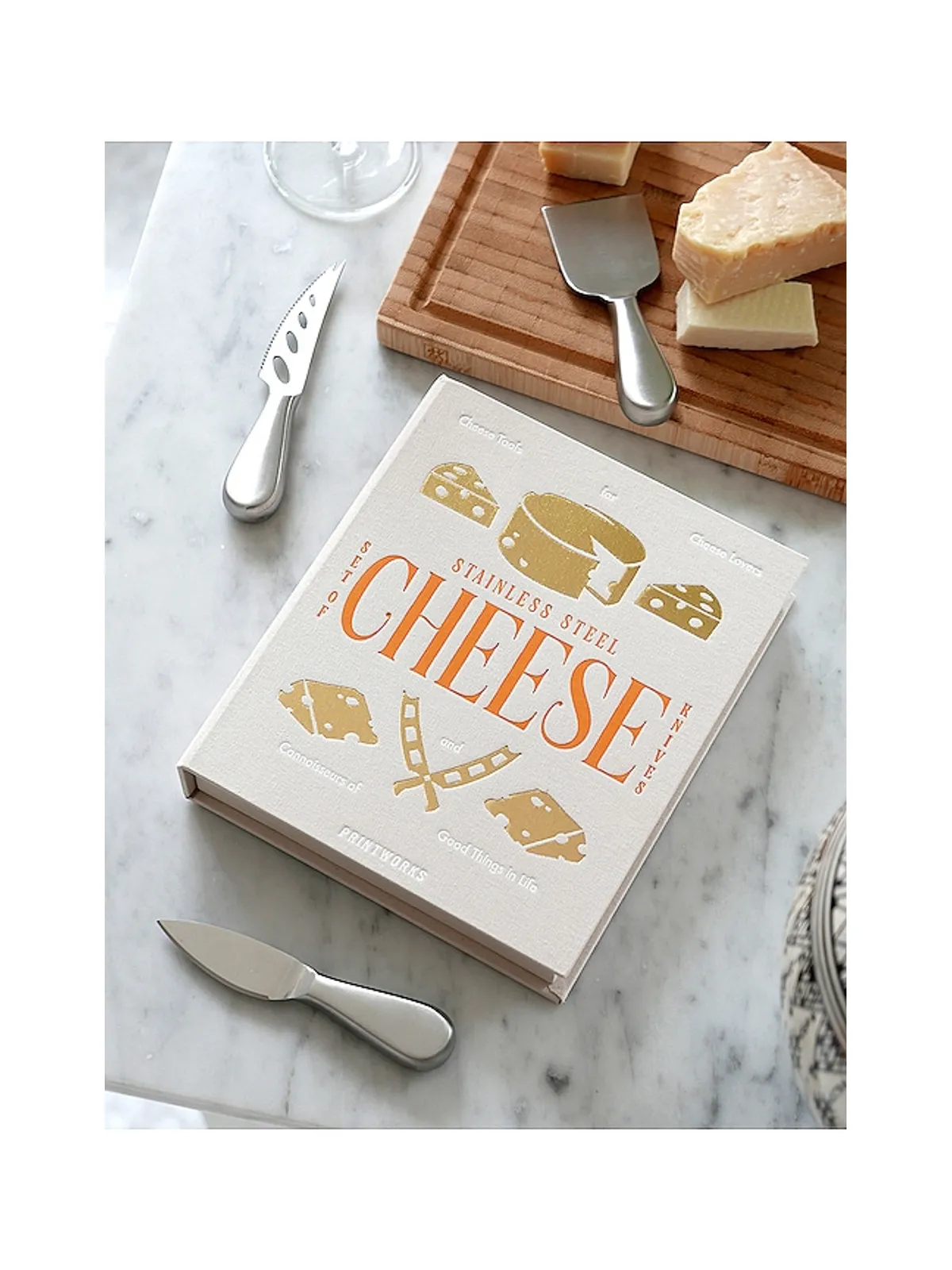 Printworks THE ESSENTIALS CHEESE TOOLS チーズツール - Beige/Yellow. - 画像4