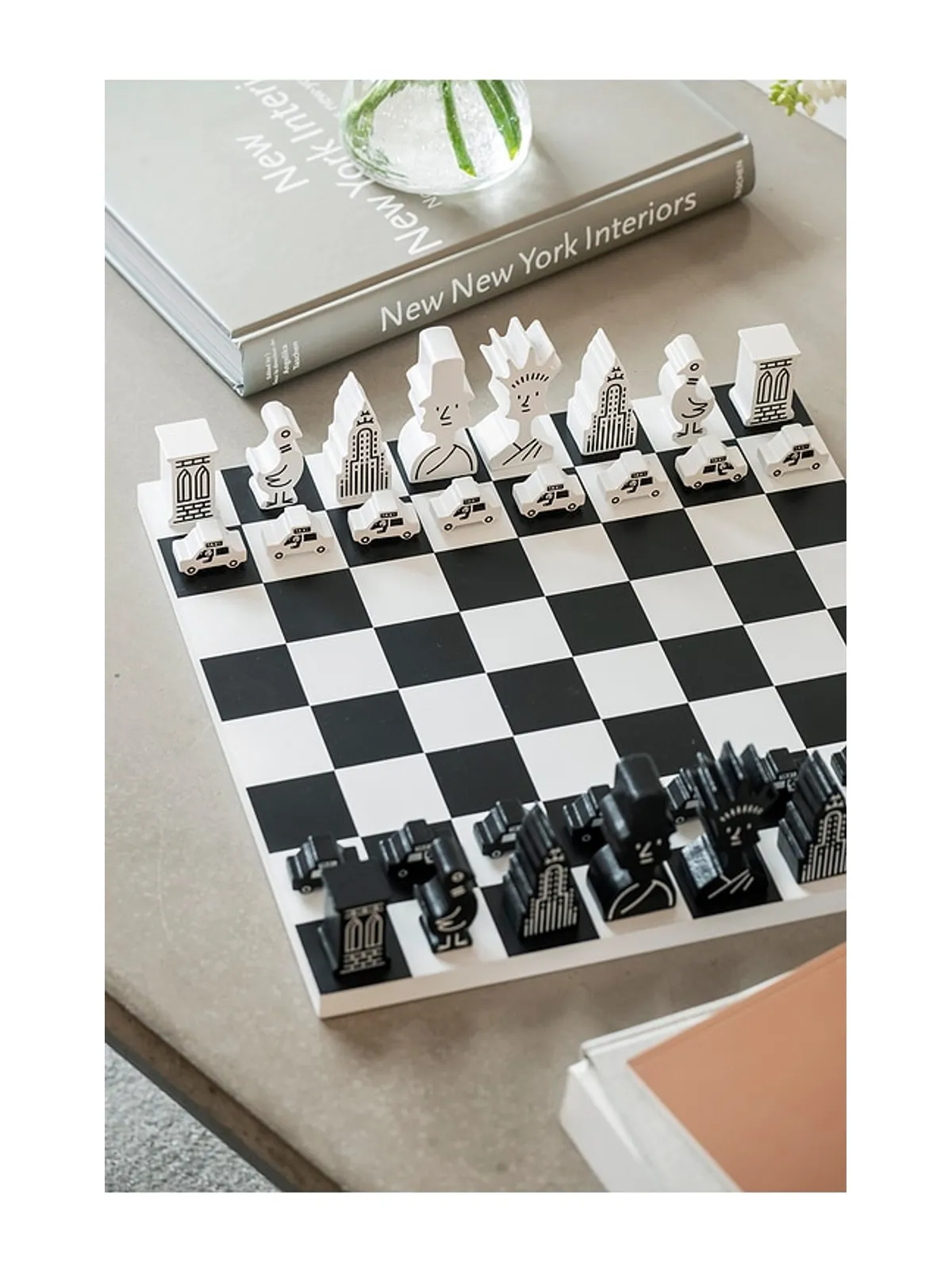 Printworks CHESS NYC THE NEW YORKER X PRINTWORKS チェスセット - Black,White. - 画像5