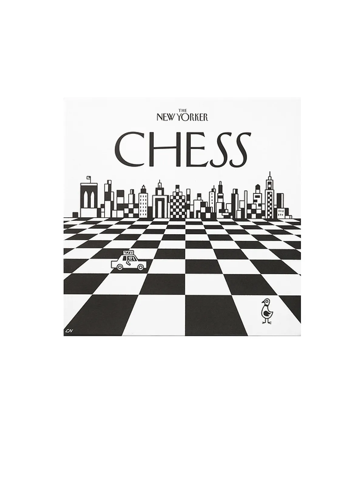 Printworks CHESS NYC THE NEW YORKER X PRINTWORKS チェスセット - Black,White. - 画像2