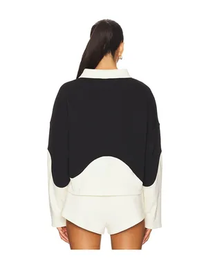 Port de Bras SOFIA セーター - Black,White. - サムネイル3