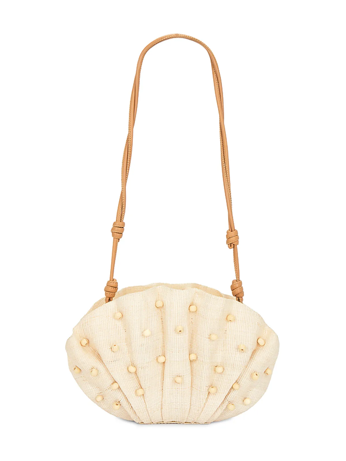 Poolside THE BEADED スカラップ フォールデッド クラッチ - 画像1