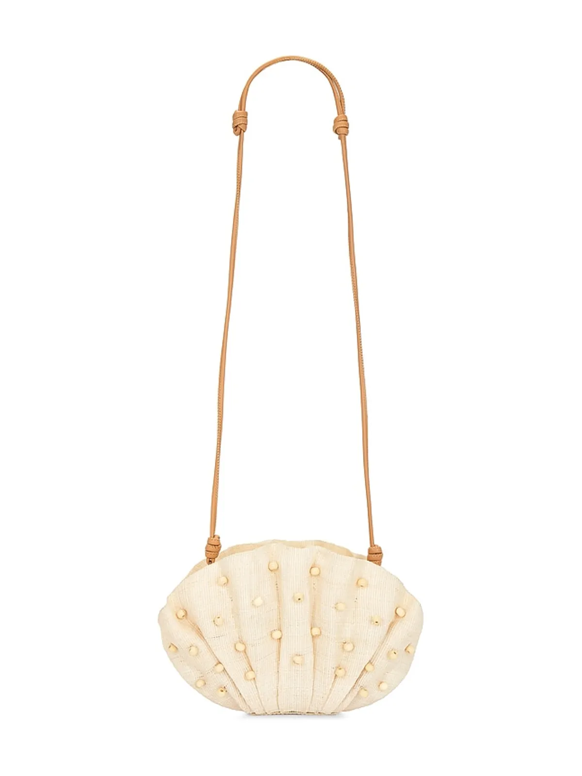 Poolside THE BEADED スカラップ フォールデッド クラッチ - 画像5