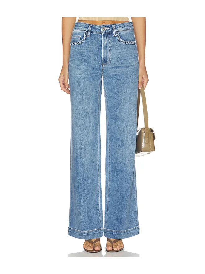 PAIGE PAIGE Anessa Braided Pocket Edge Jeansの商品画像