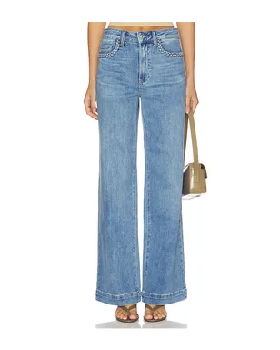 PAIGE Anessa Braided Pocket Edge Jeans - サムネイル1