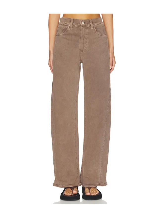 PAIGE PAIGE Arellia Skimmer Outseam Panels Jeansの商品画像