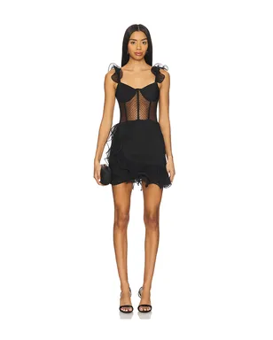 PatBO Laila Lace Flutter Mini Dress - サムネイル1
