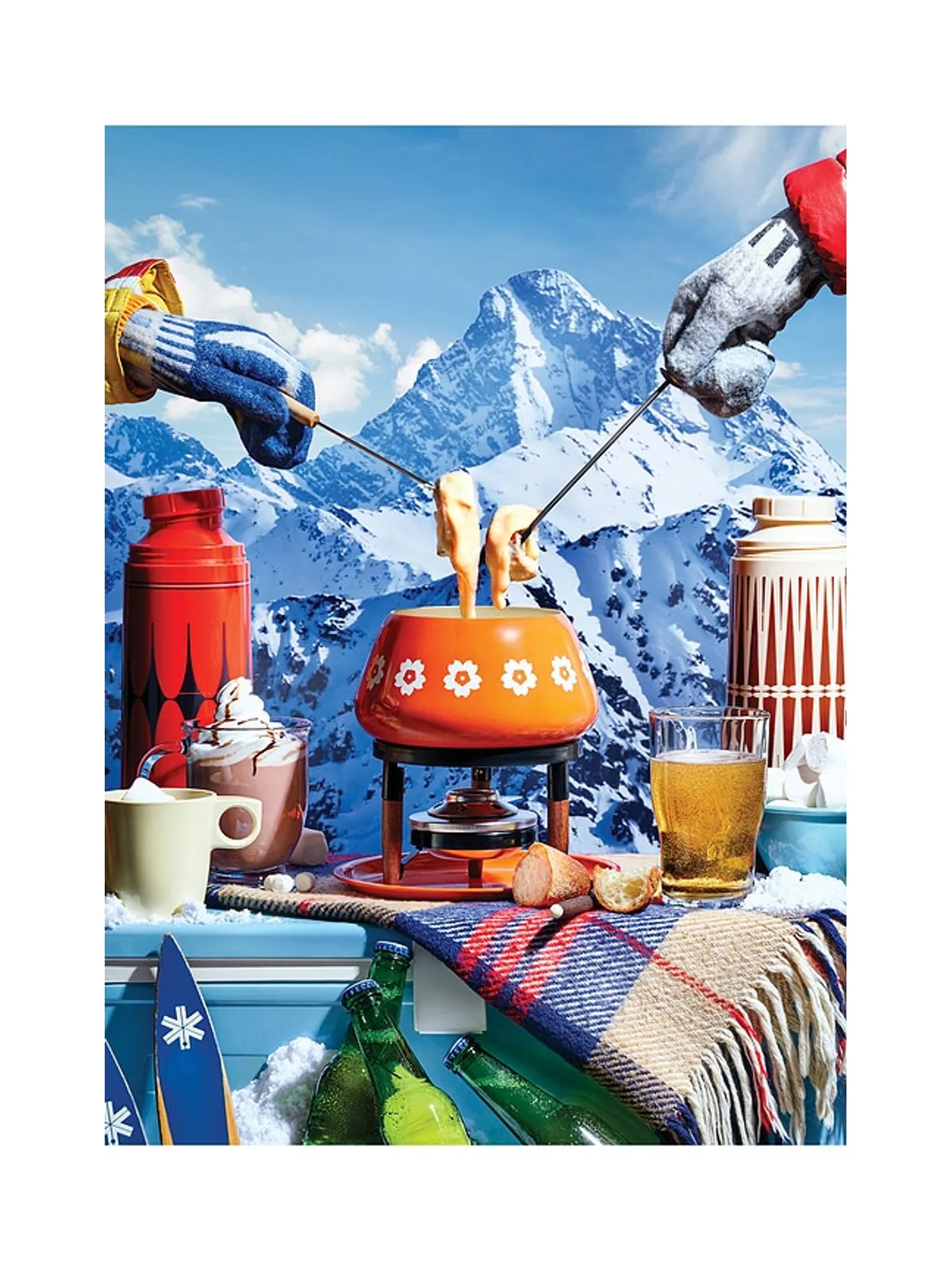 Piecework APRS SKI 1000 PIECE PUZZLE パズル - 画像3