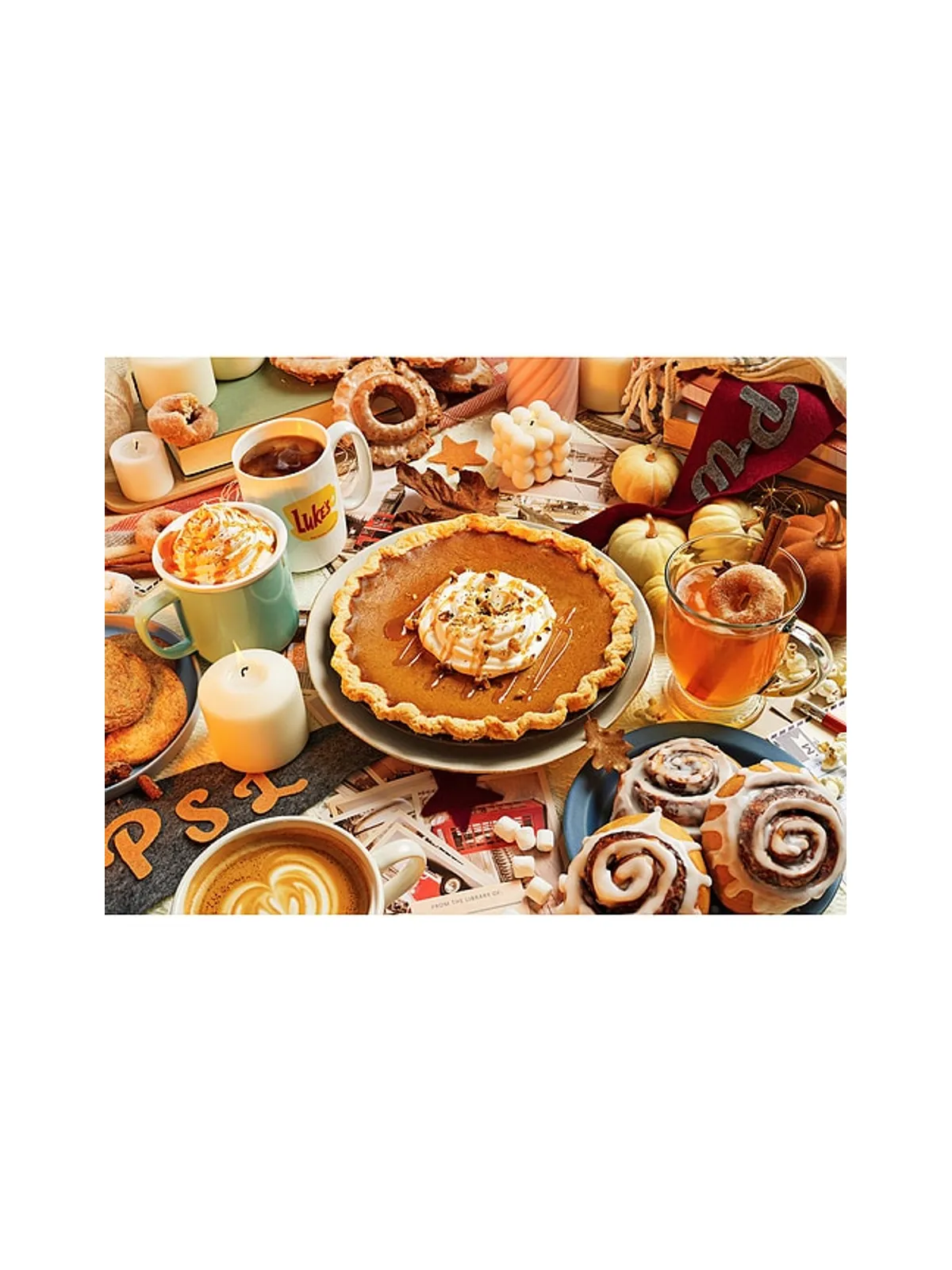 Piecework 1000 PIECE PUMPKIN SPICE PUZZLE パズル - 画像3
