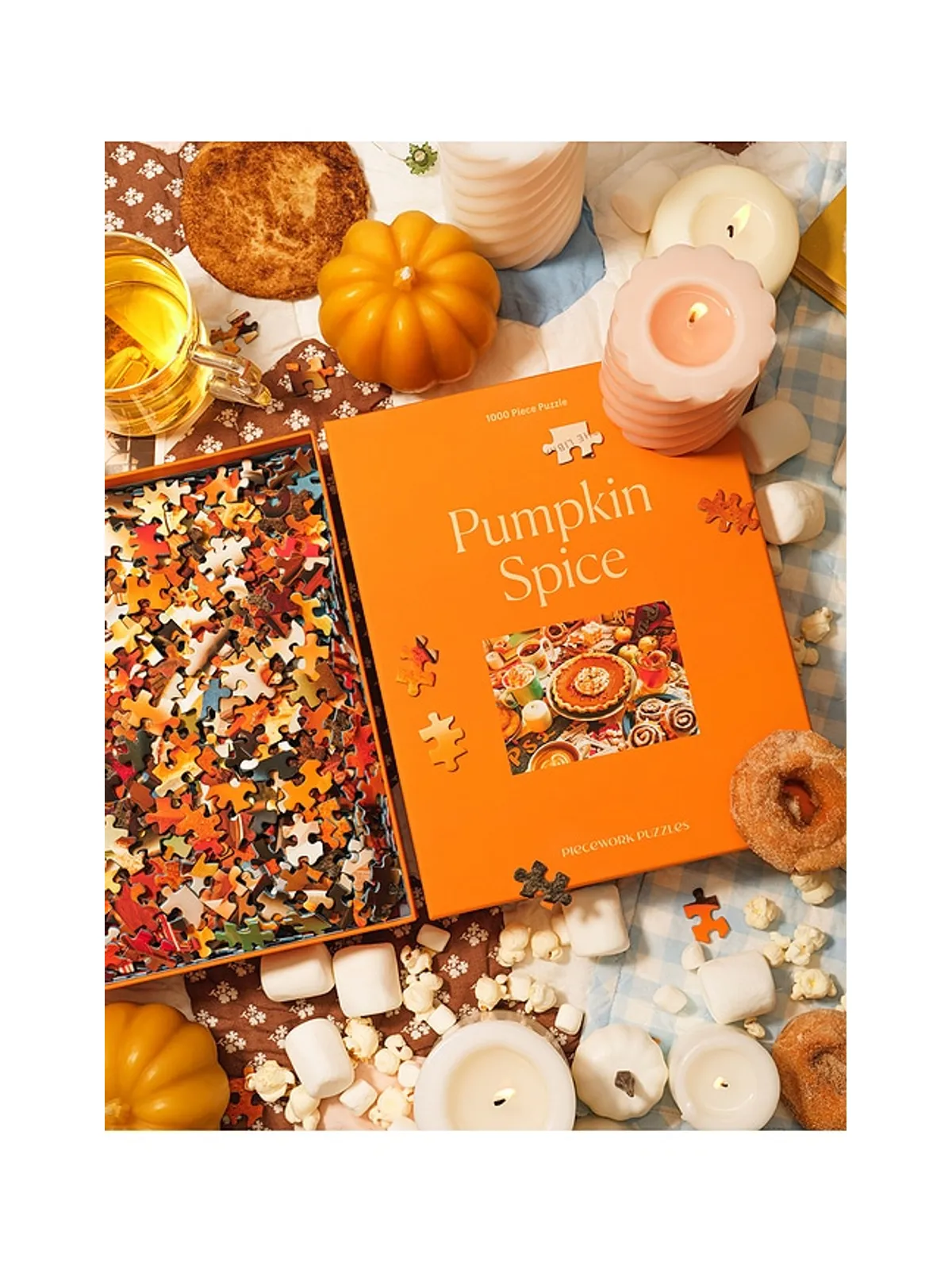 Piecework 1000 PIECE PUMPKIN SPICE PUZZLE パズル - 画像4