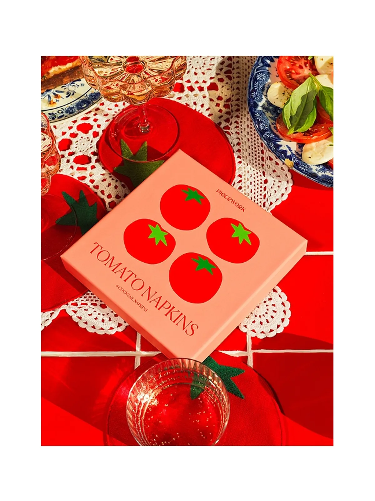 Piecework TOMATO NAPKINS ナプキン - 画像3