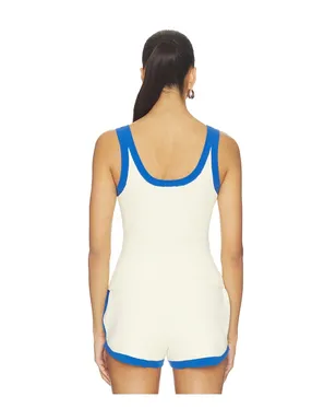 P.E Nation Odyssey Knit Tank Top - White,Blue. - サムネイル3