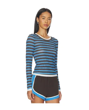P.E Nation SERENE 長袖Tシャツ - Blue,Chocolate. - サムネイル2