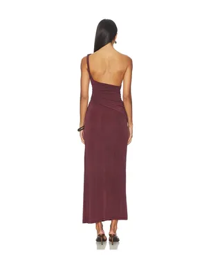 Peachy Den AMELIA ONE SHOULDER MAXI ドレス - サムネイル3