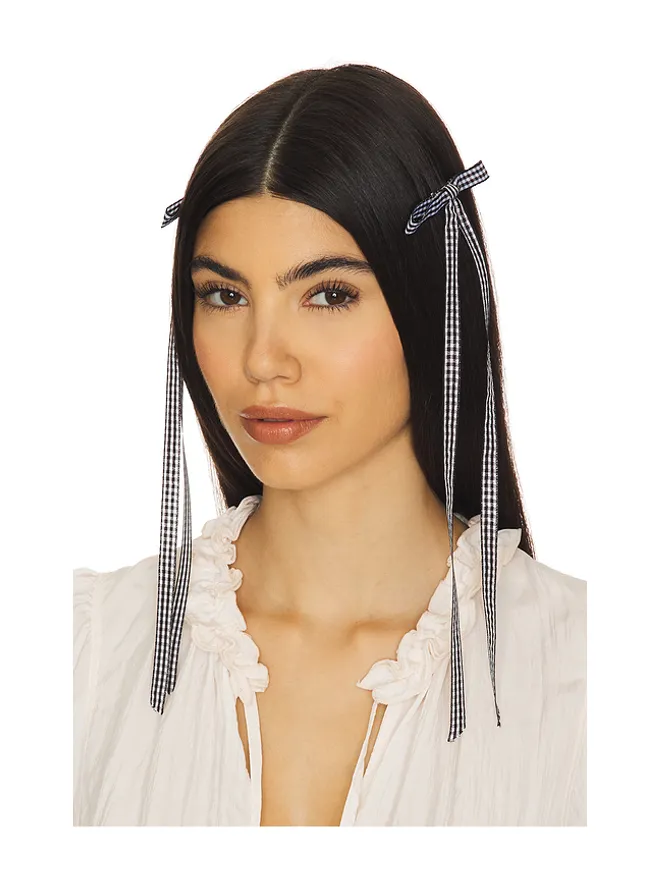 petit moments petit moments ヘアリボン - Red,Black,Baby Blue.の商品画像