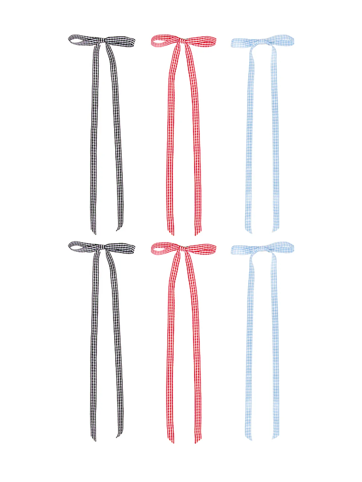 petit moments ヘアリボン - Red,Black,Baby Blue. - 画像2
