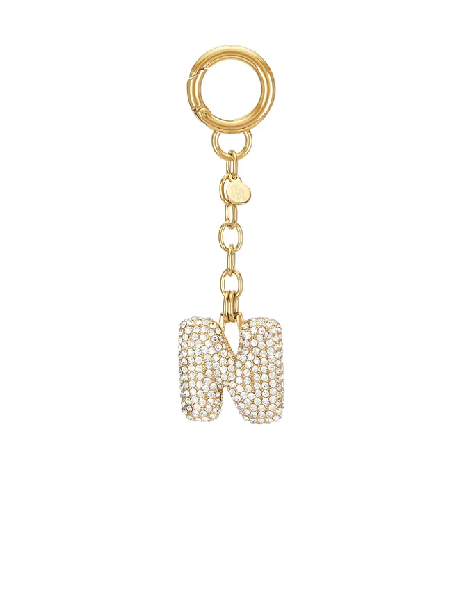 petit moments petit moments BUBBLE INITIAL PAVE キーチェーンの商品画像