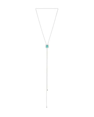 petit moments VIVA BOLO ラリエットネックレス - Metallic Silver,Teal. - サムネイル1