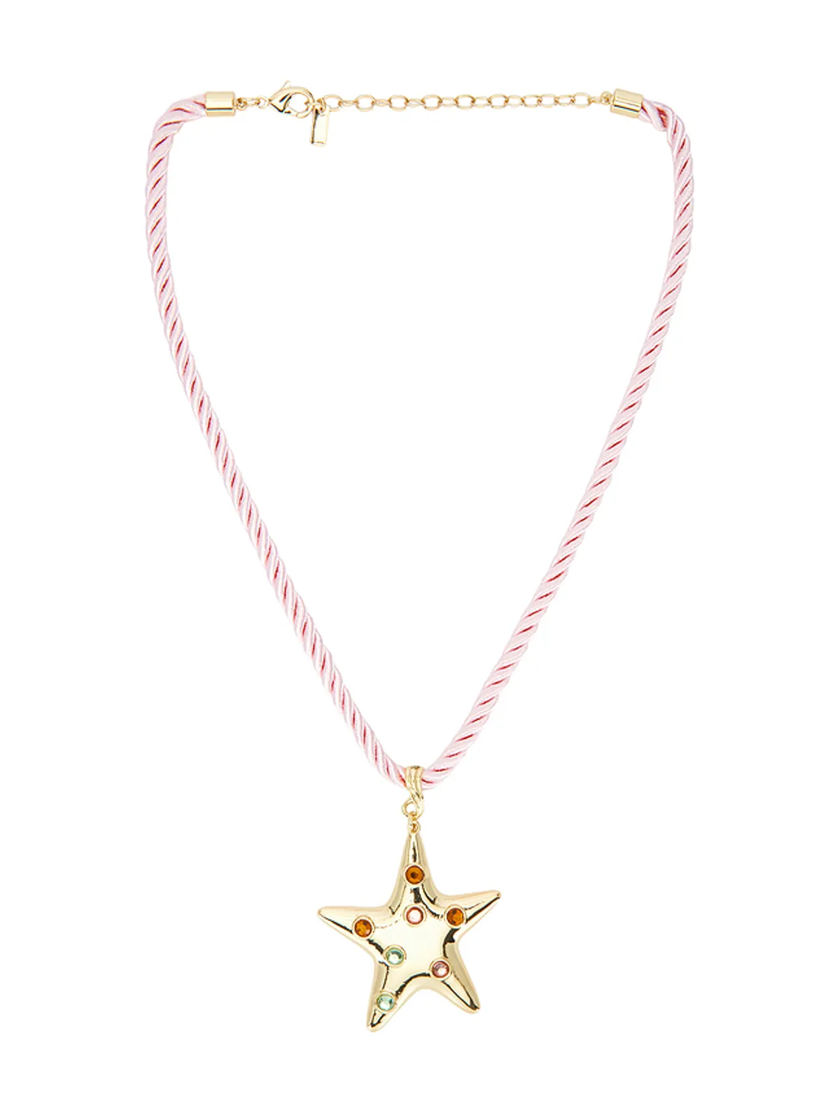 petit moments SEA ペンダントネックレス - Metallic Gold,Pink. - 画像1