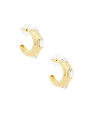 petit moments GARDENIA HOOPS フープイヤリング - サムネイル1