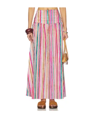 PEIXOTO ROWAN ミディ丈スカート - Pink,Tan. - サムネイル1