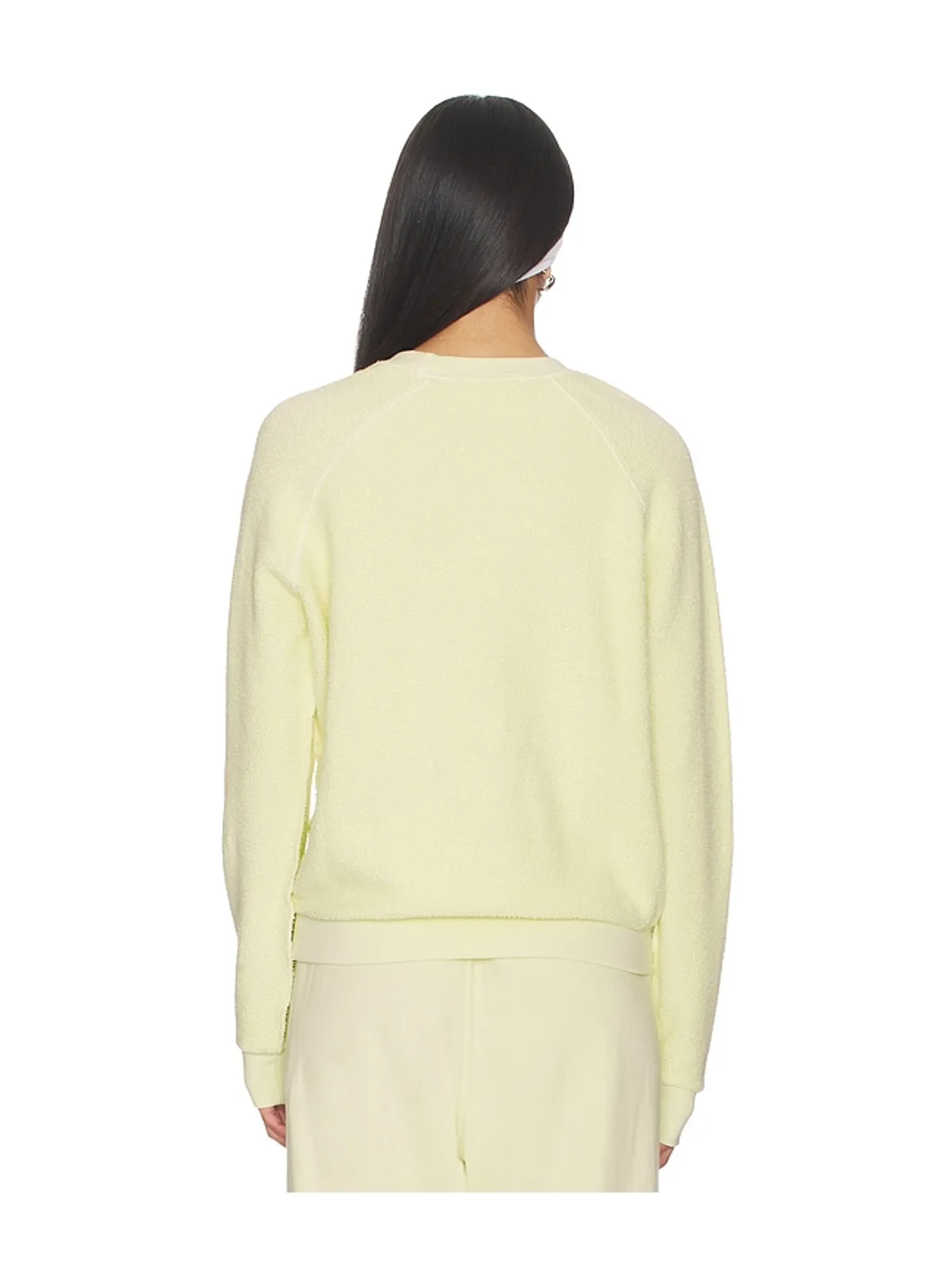 perfectwhitetee フリース長袖クルーネックスウェットシャツ - 画像3