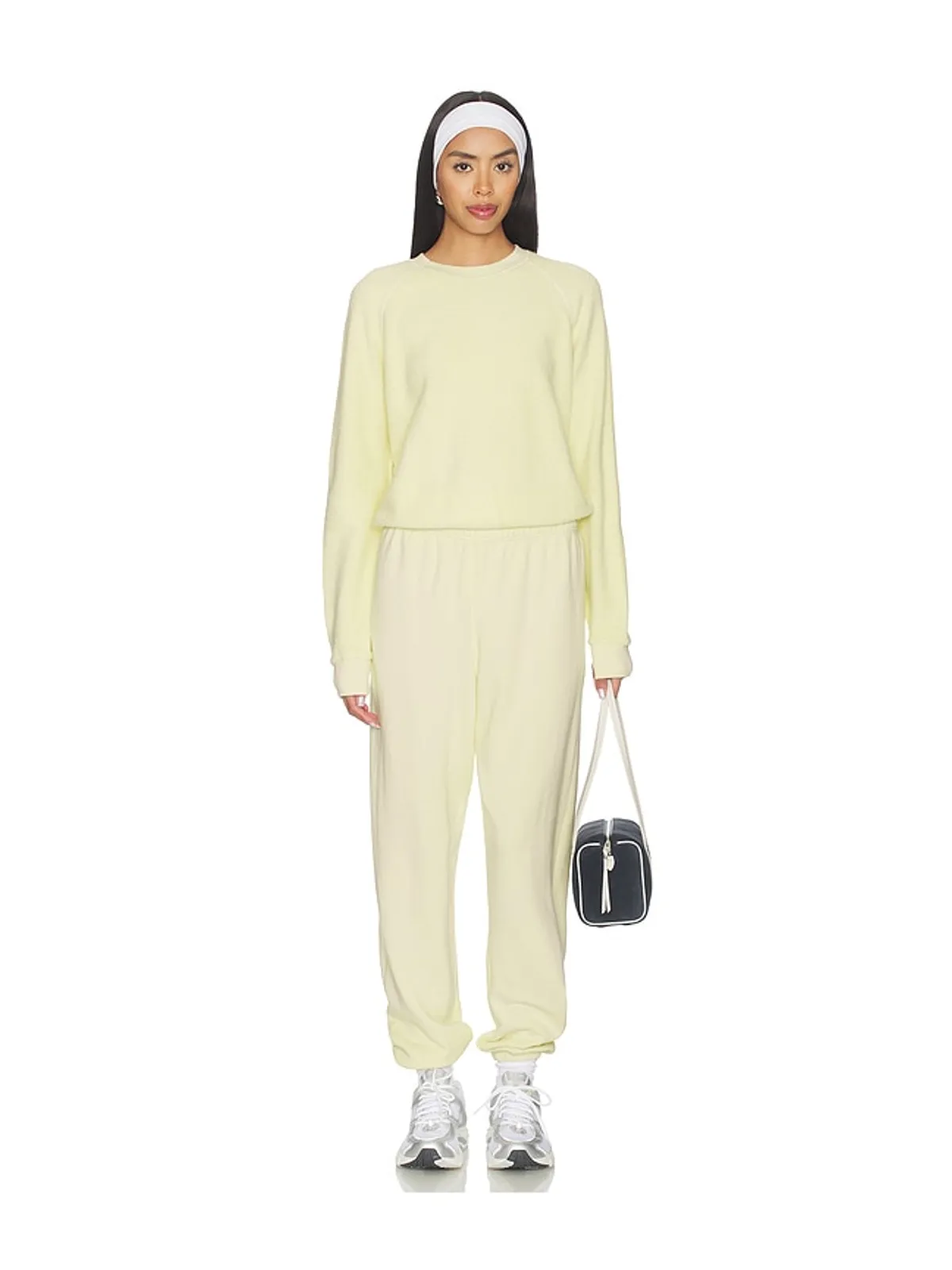 perfectwhitetee フリース長袖クルーネックスウェットシャツ - 画像4