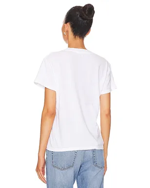 perfectwhitetee COTTON BOXY VネックTシャツ - サムネイル3