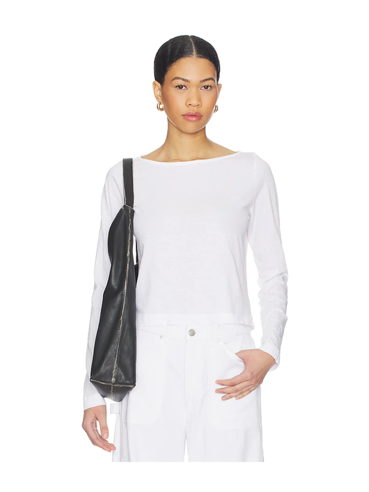 perfectwhitetee ドロップショルダー長袖 - 画像1