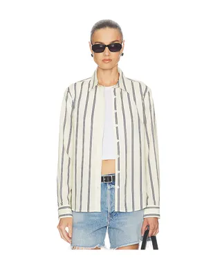 perfectwhitetee コットンポプリンスリムフィットボタンダウン - サムネイル1