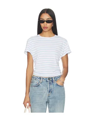 perfectwhitetee ストライプ ボクシー クルーネックTシャツ - サムネイル1