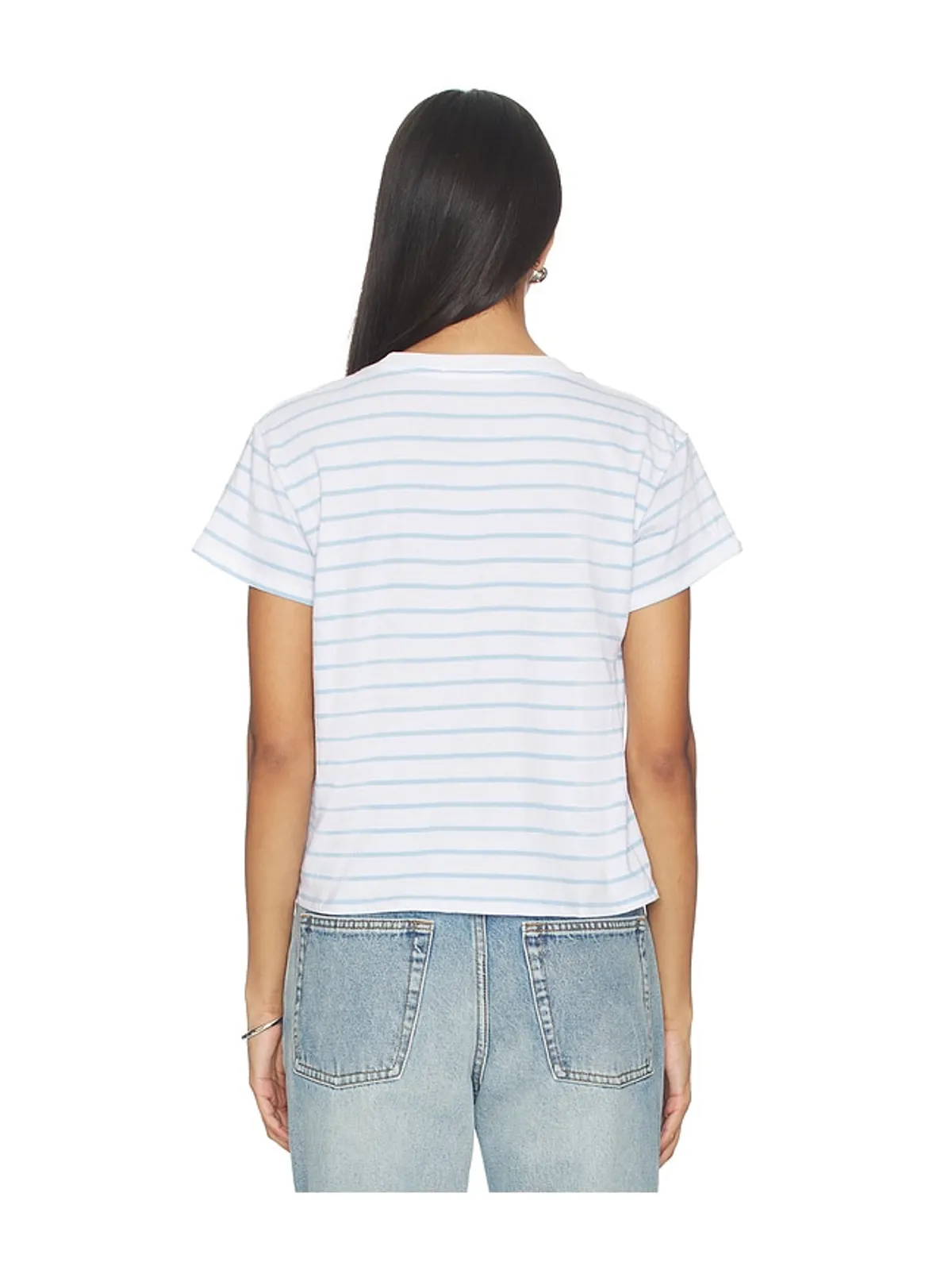 perfectwhitetee ストライプ ボクシー クルーネックTシャツ - 画像3