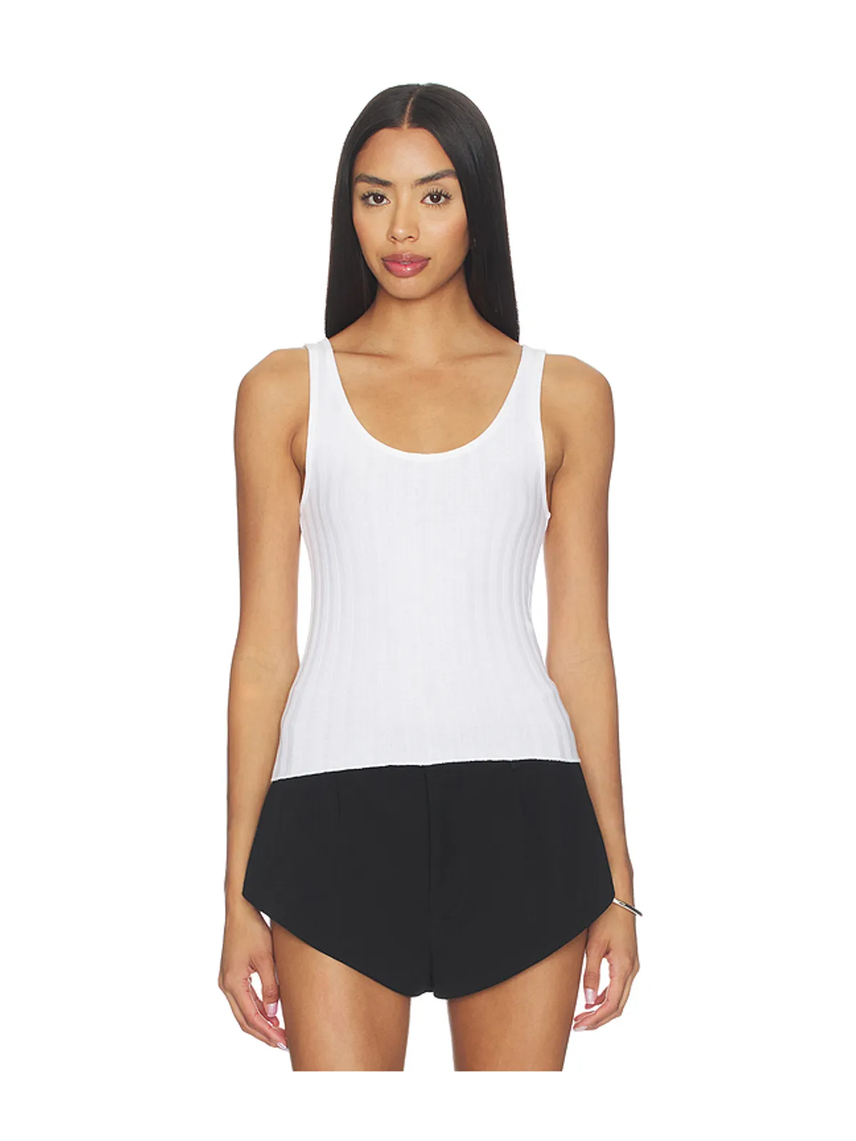 perfectwhitetee POORBOY リブタンクトップ - 画像1