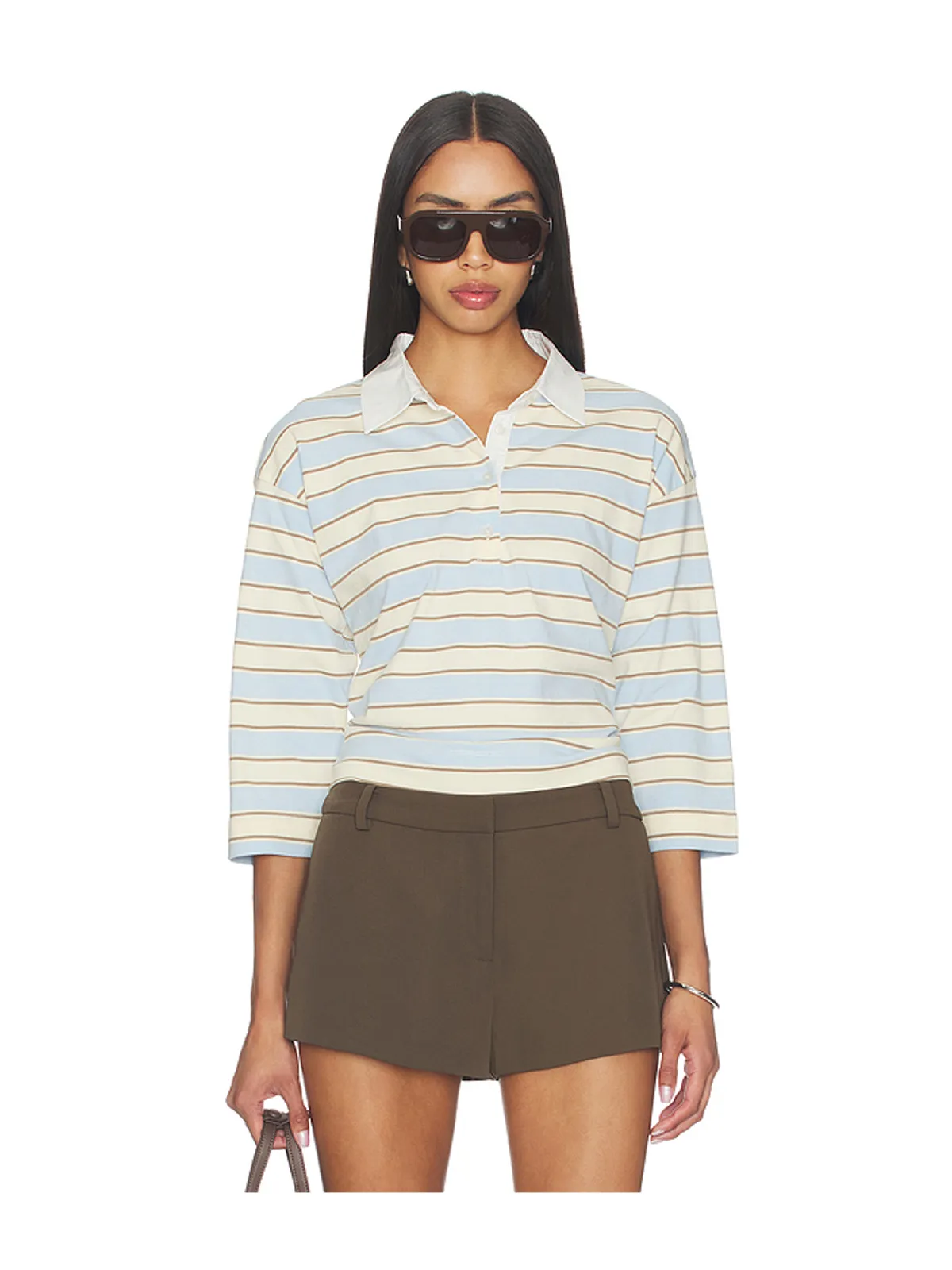perfectwhitetee コットンラグビーポロシャツ - 画像1