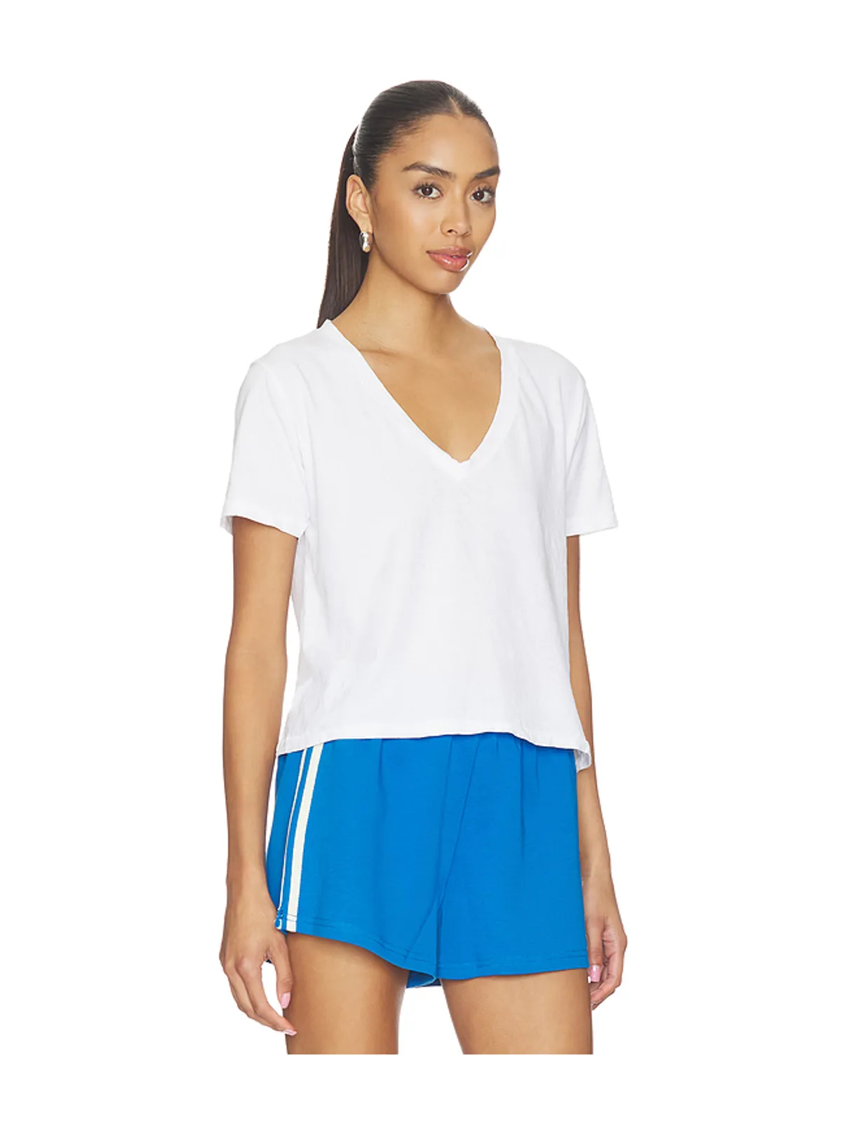 perfectwhitetee クリスピーコットン Vネック Tシャツ - 画像2