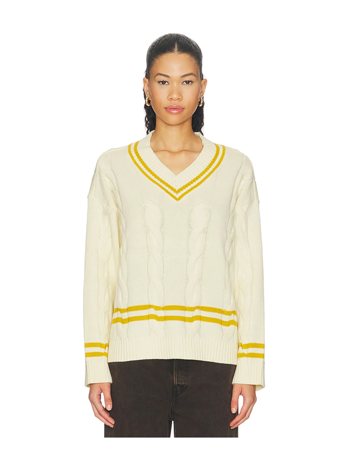 Found CRICKET プルオーバー - Cream,Mustard. - 画像2