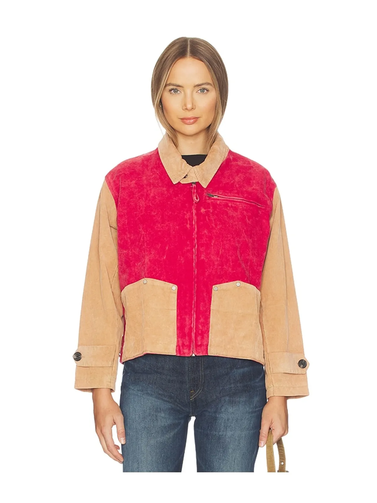 Found FIELD シャケット - Brown,Red. - 画像3