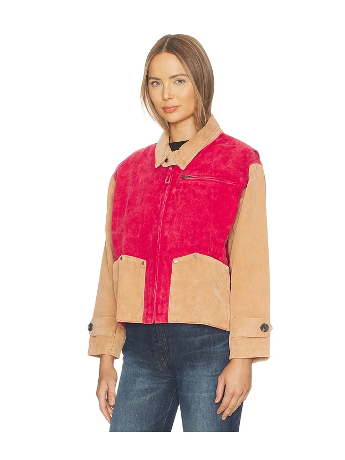 Found FIELD シャケット - Brown,Red. - 画像4