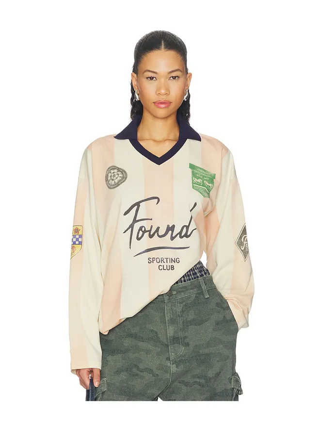 Found Found ポロシャツ - Cream,Rose.の商品画像