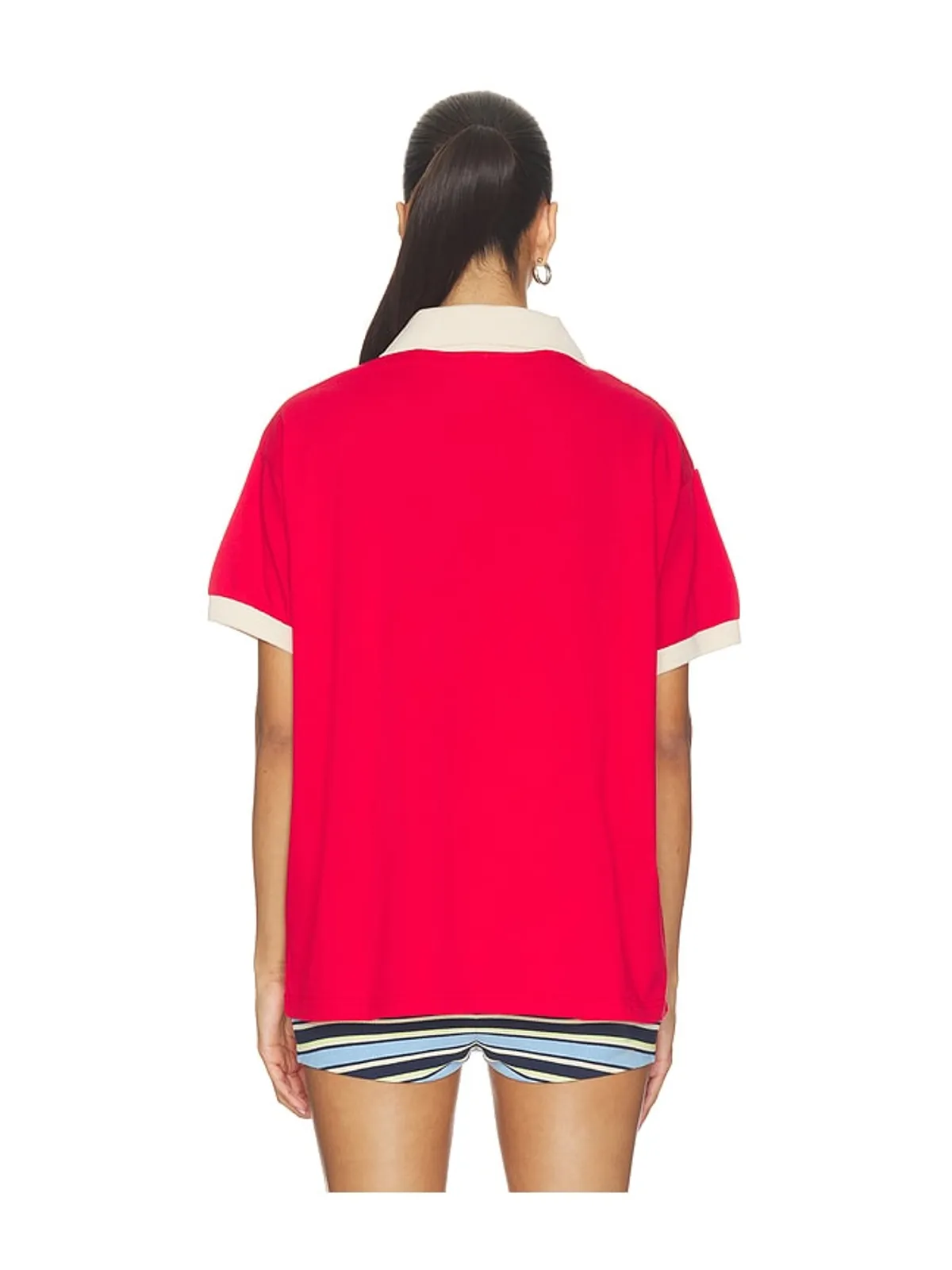Found グラフィックTシャツ - Red,Nude. - 画像3
