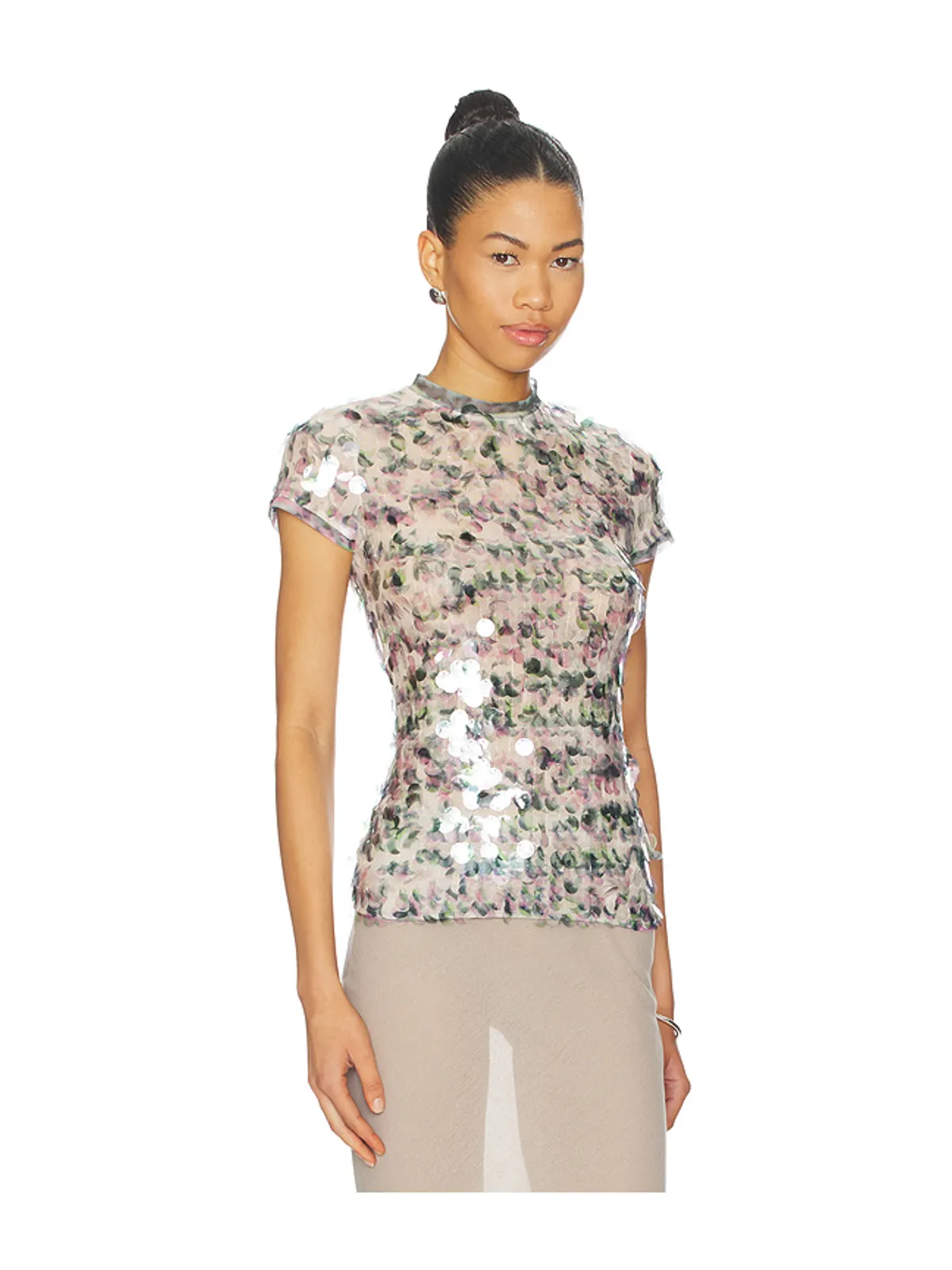 Paris Georgia MERMAID Tシャツ - Pink,Green. - 画像2