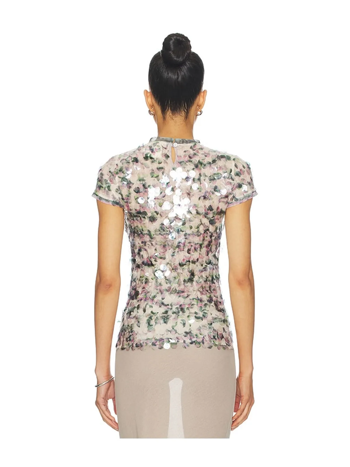 Paris Georgia MERMAID Tシャツ - Pink,Green. - 画像3