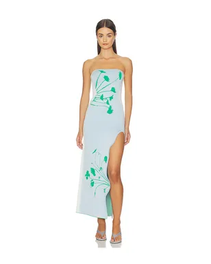 PH5 IRIS FLOWER PRINT MAXI TANK ドレス - サムネイル1