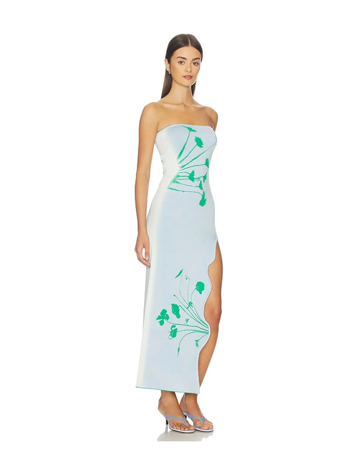 PH5 IRIS FLOWER PRINT MAXI TANK ドレス - 画像3